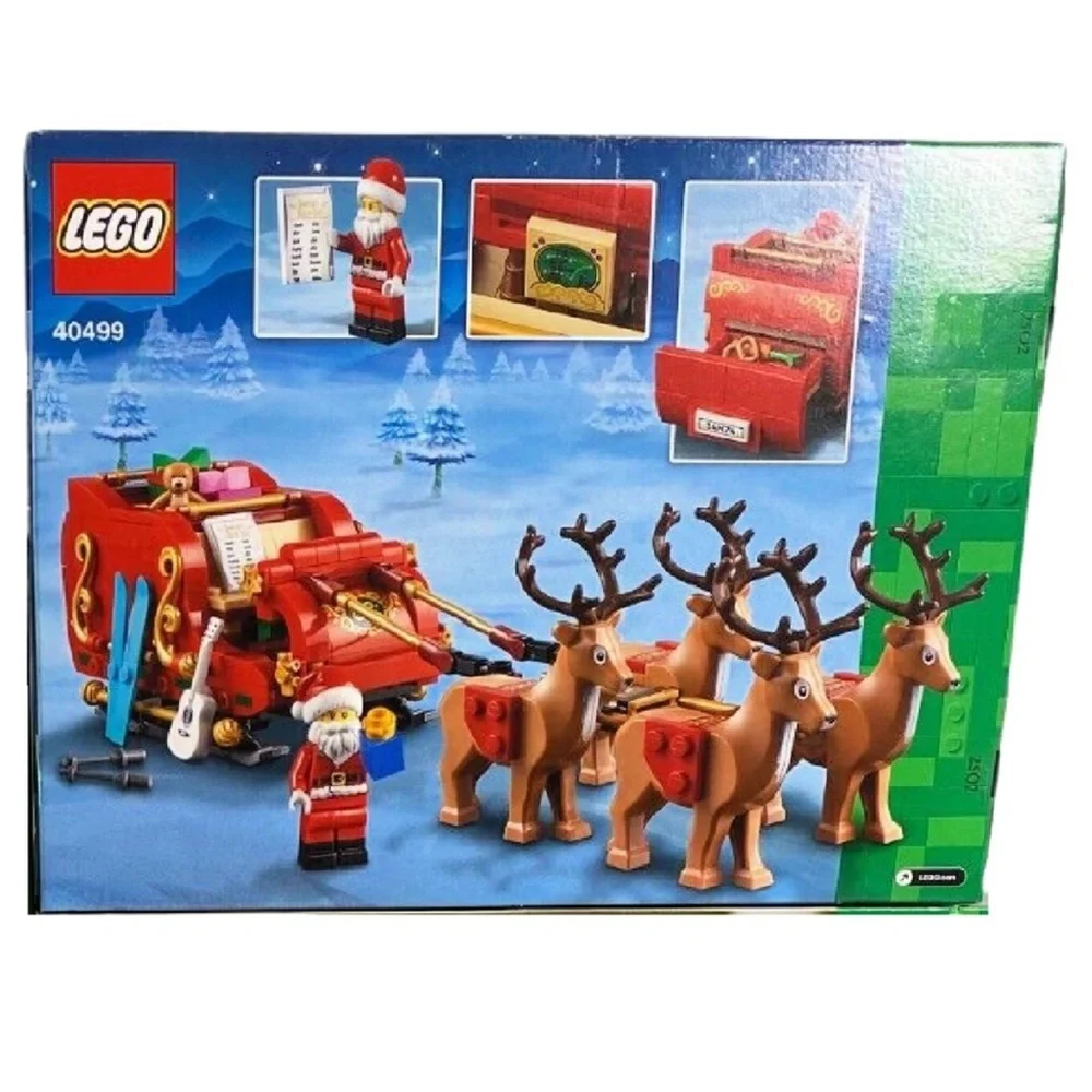 LEGO Lot of 3 Christmas Santa's Sleigh 40499 Wreath 40426 Christmas Tree 40573